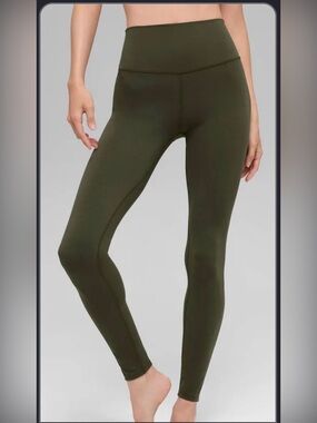 Lululemon High-Waist Olive/Army Green Align Leggings